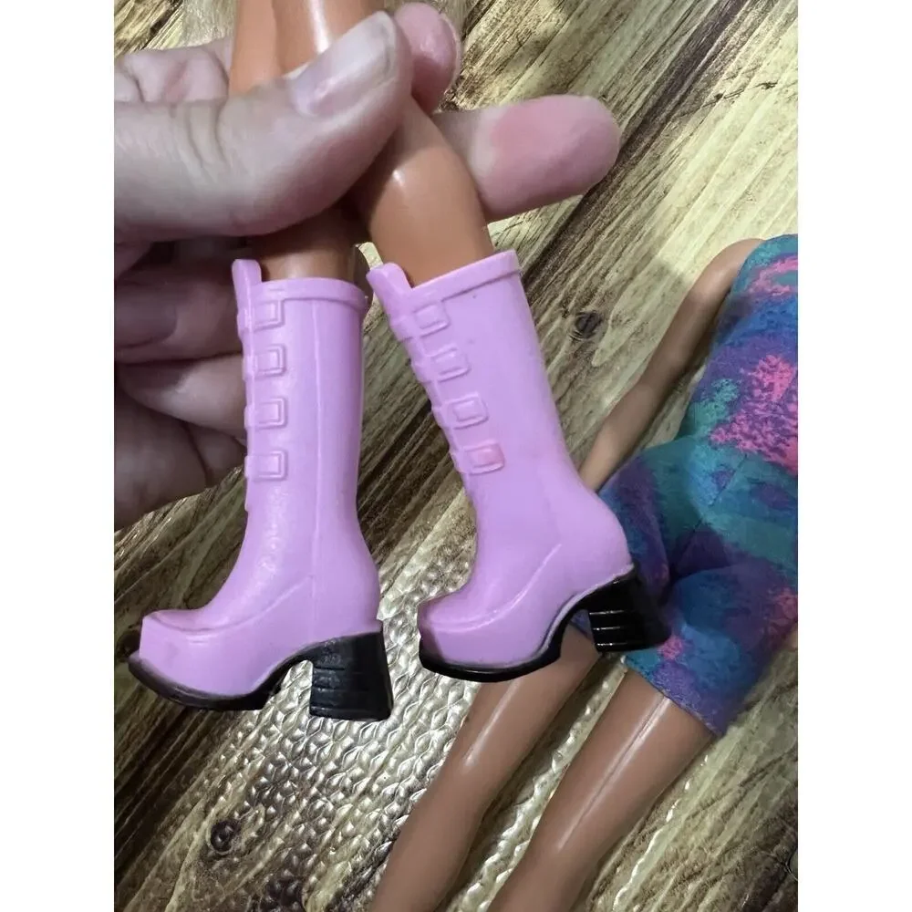 Vtg Barbie Bundle Of 3 Vintage Blonde Girls Trendy Swimsuit Dress Jumpsuit #Y354